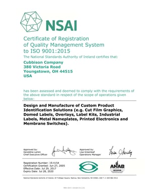 19.4154_Cubbison_9001-2015_Certificate_6-29-2017