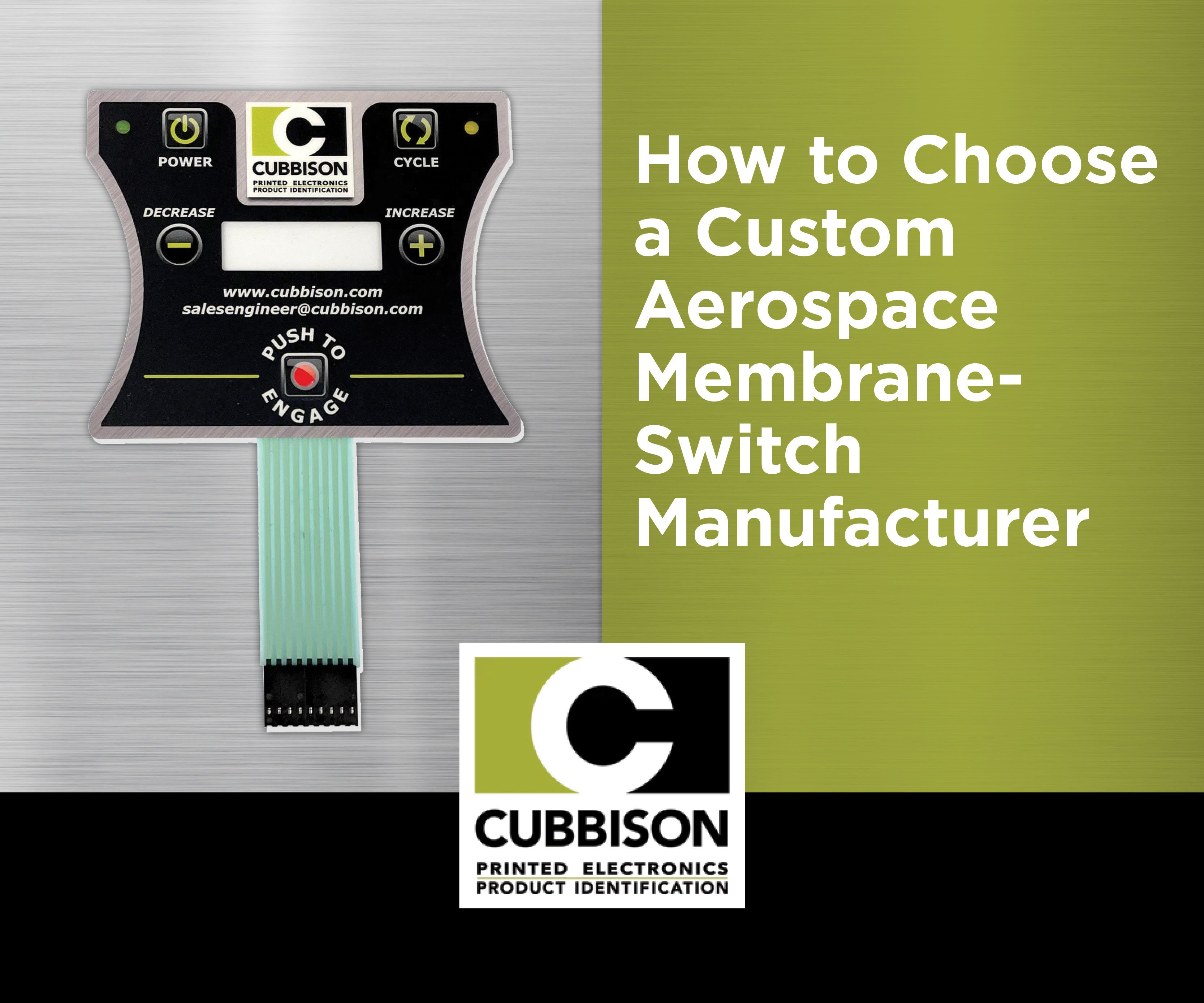 How to Choose a Custom Aerospace Membrane-Switch Manufacturer