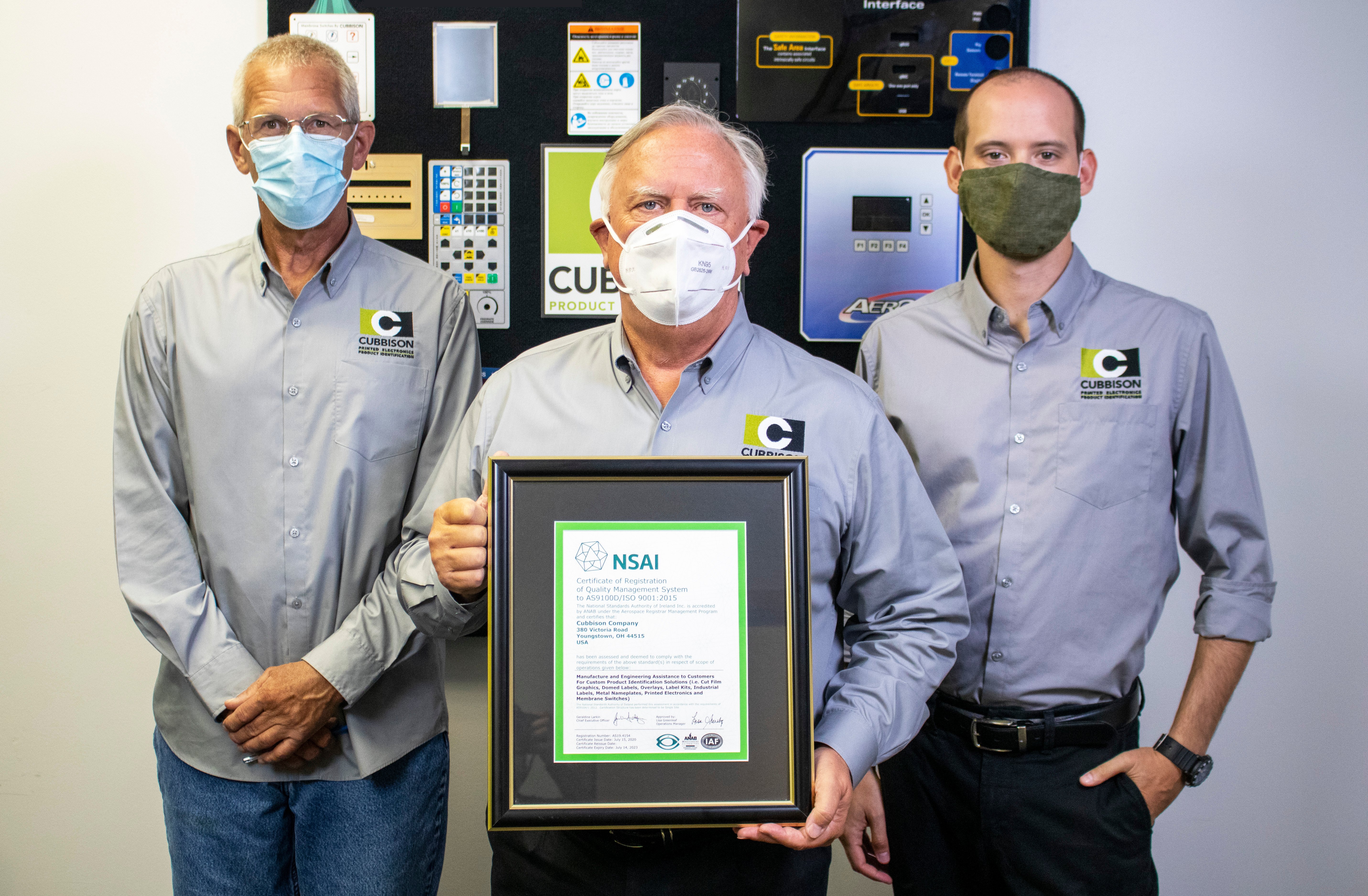 Manufacturer Receives Prestigious AS9100 Certification